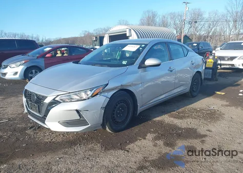 2021 Nissan Sentra S Xtronic Cvt from USA, damaged, VIN 3N1AB8BV5MY257434